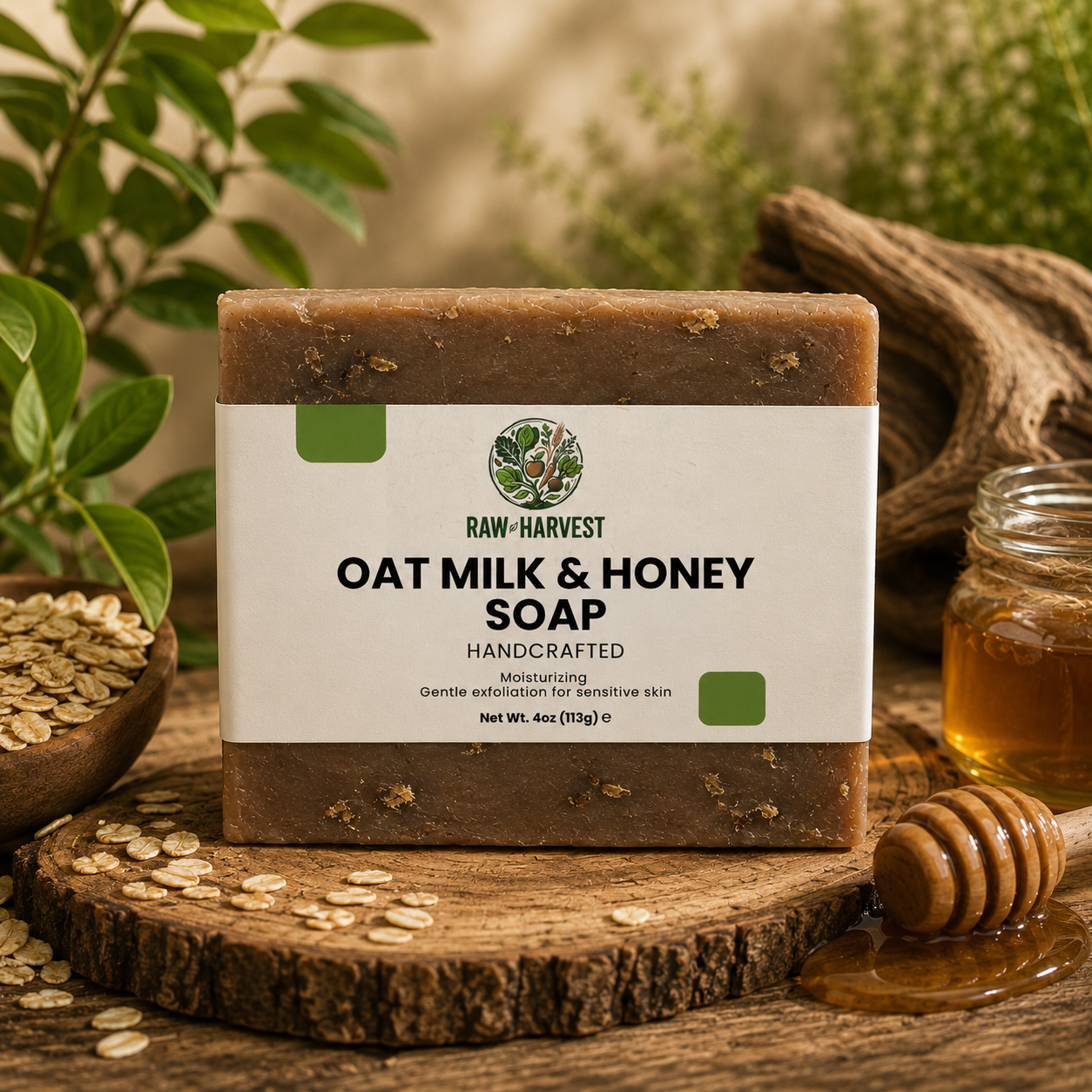 Oat Milk Honey Soap
