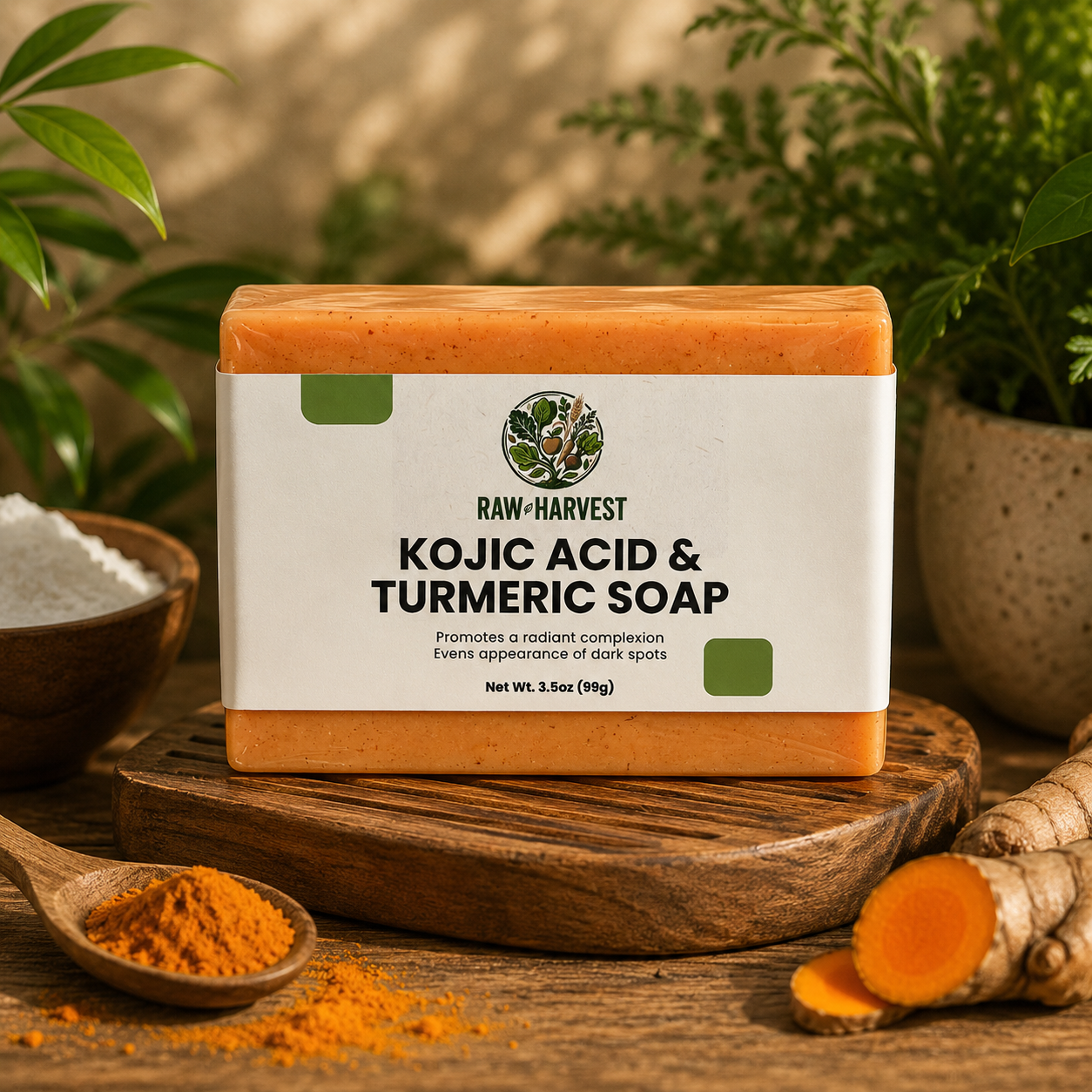 Kojic Acid & Turmeric Soap