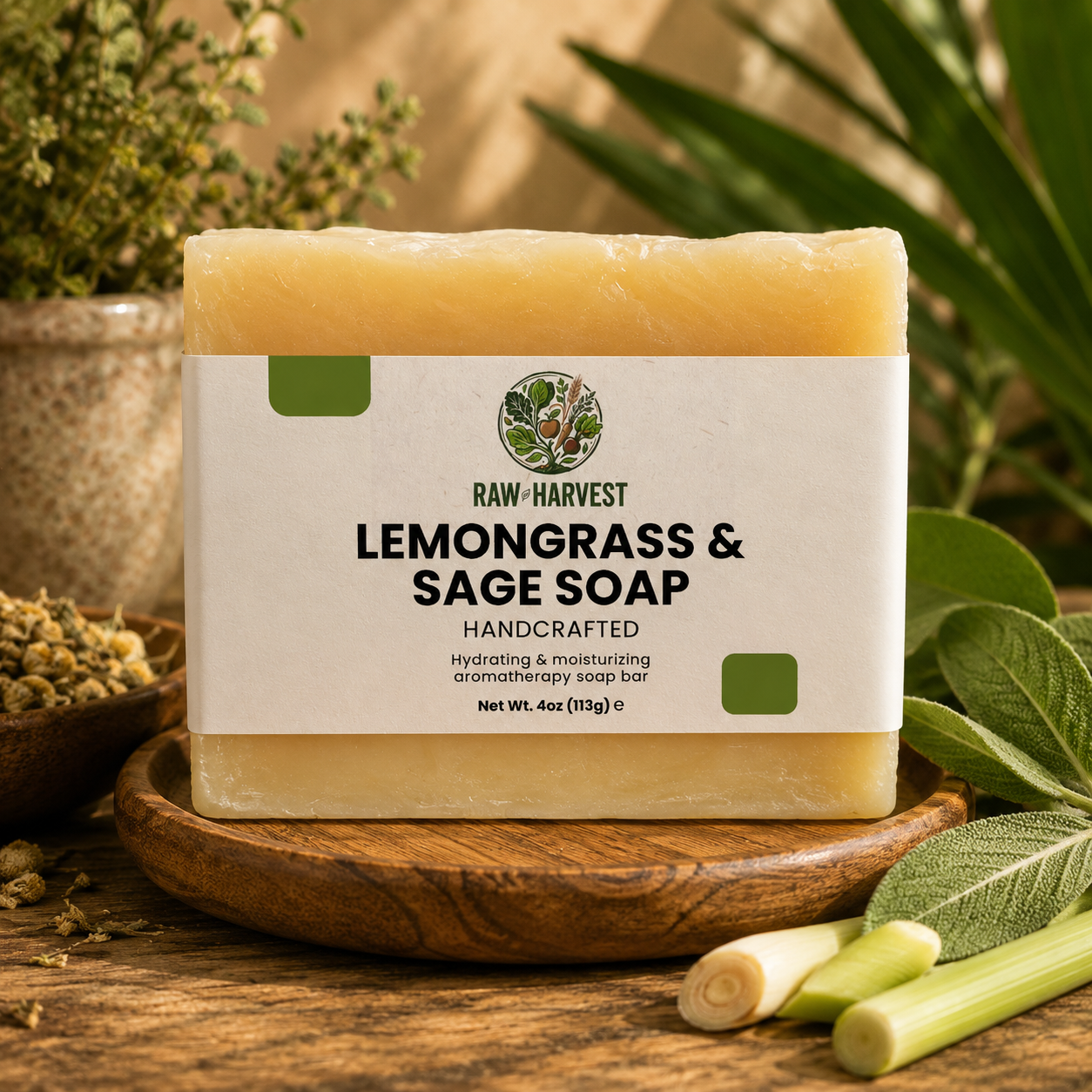 Lemongrass & Sage Soap