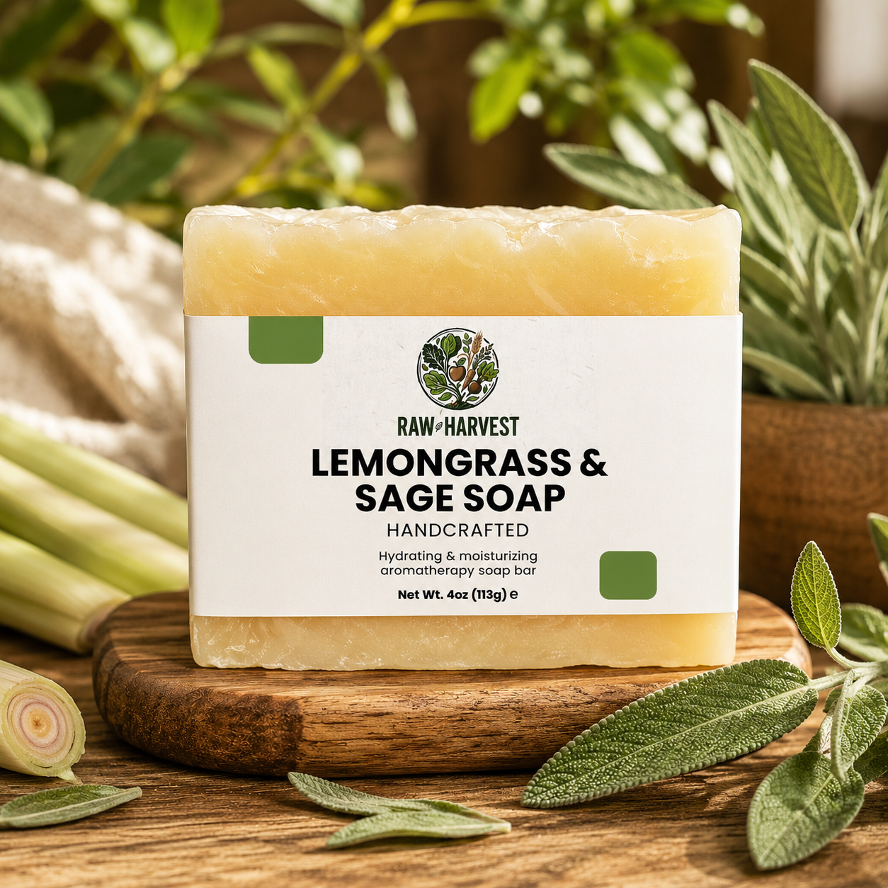 Lemongrass & Sage Soap